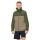 Jack Wolfskin Windjacke Desert Wind (winddicht, wasserabweisend, PFC-frei) grün/braun Herren